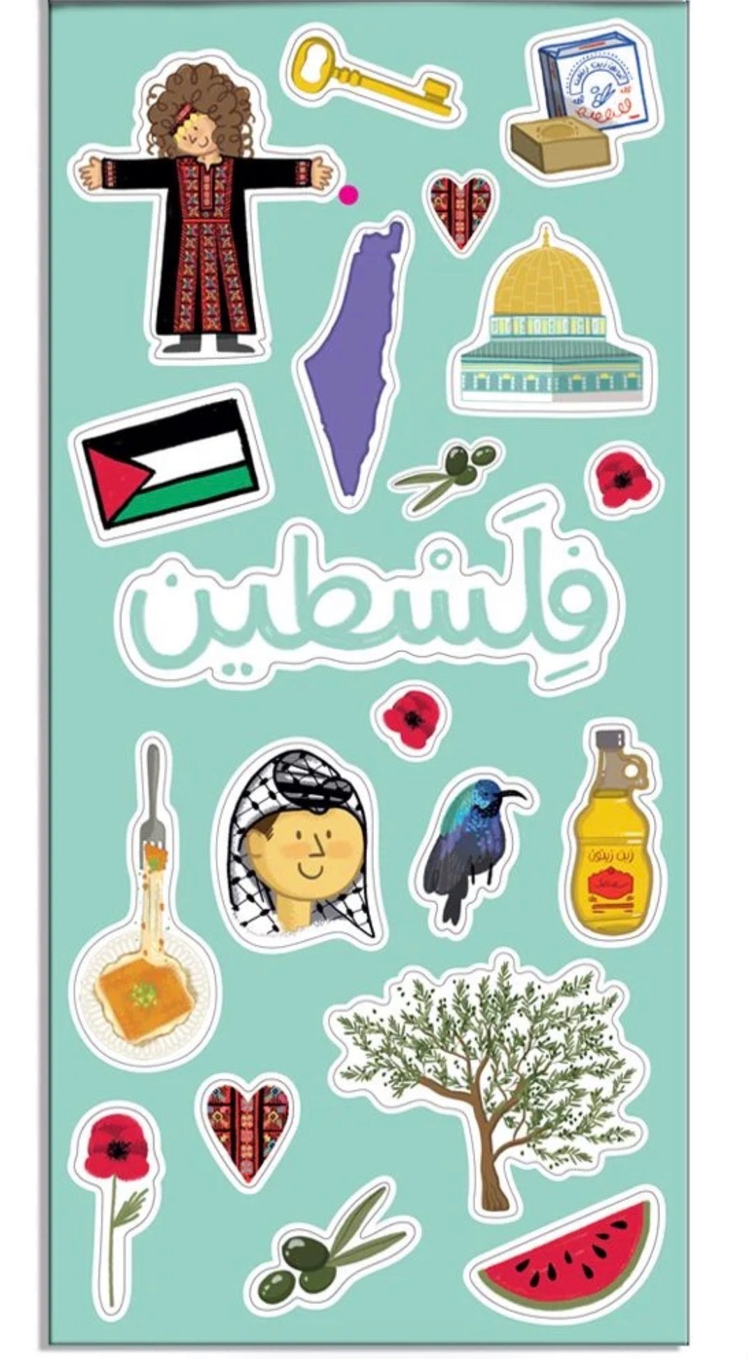 Palestine (Waterproof Stickers)
